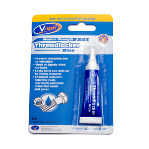 V-Tech VT-8436 น้ำยาล็อคเกลียว น้ำเงิน (USA) 6ML.
